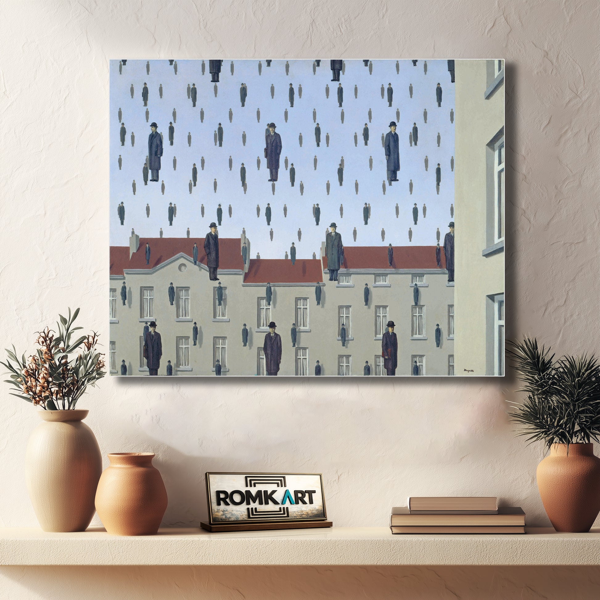 Rene Magritte Golconda 1953 – Reproduction