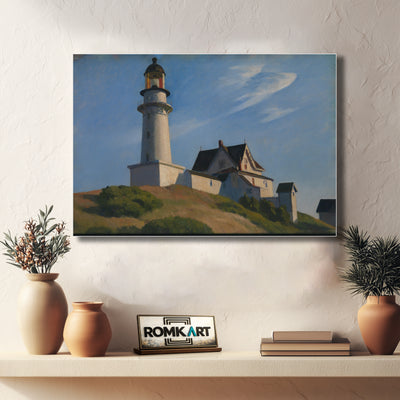 Edward Hopper Lighthouse At Two Lights 1929 – Reproduction