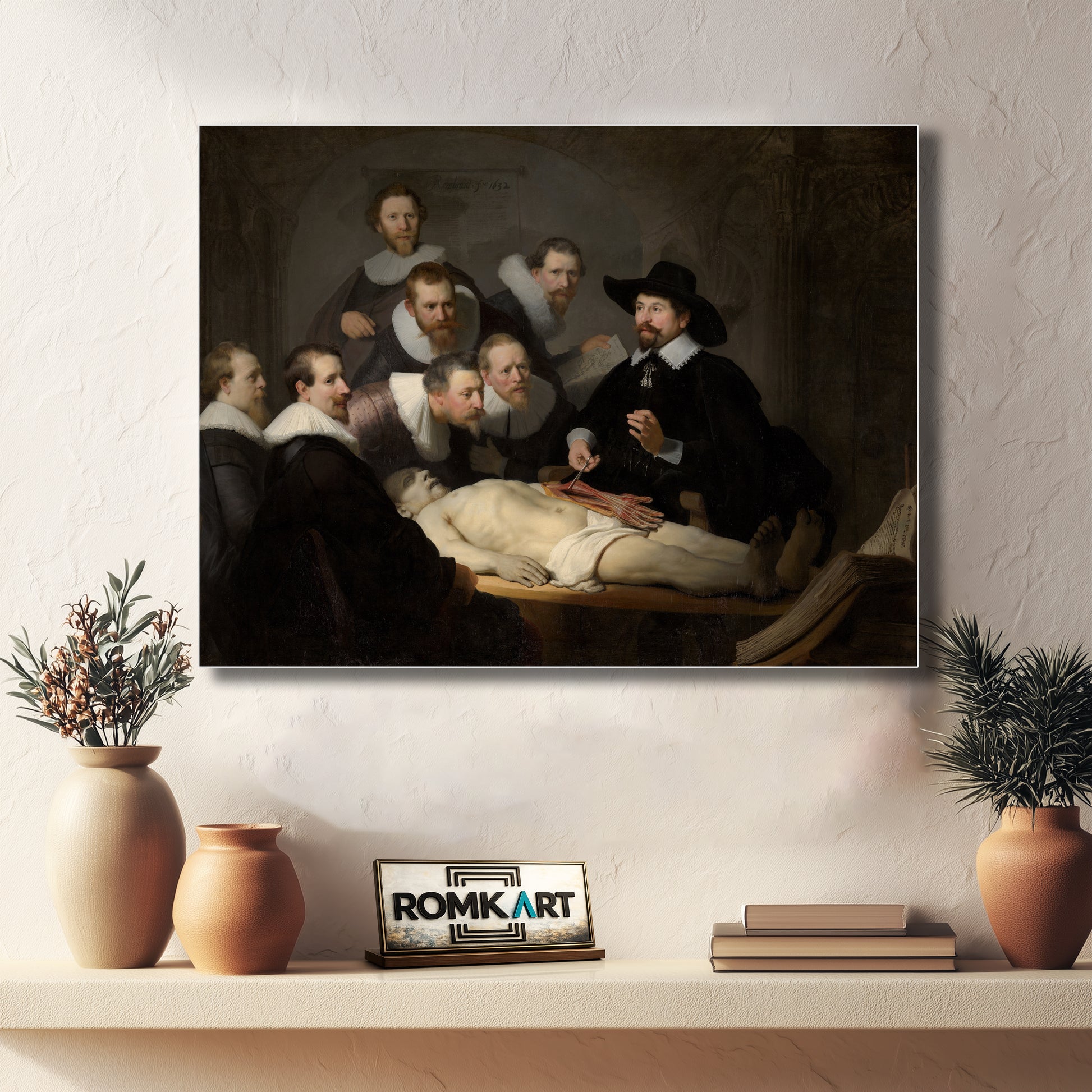 Rembrandt The Anatomy Lesson Of Dr Nicolaes Tulp 1632 – Reproduction