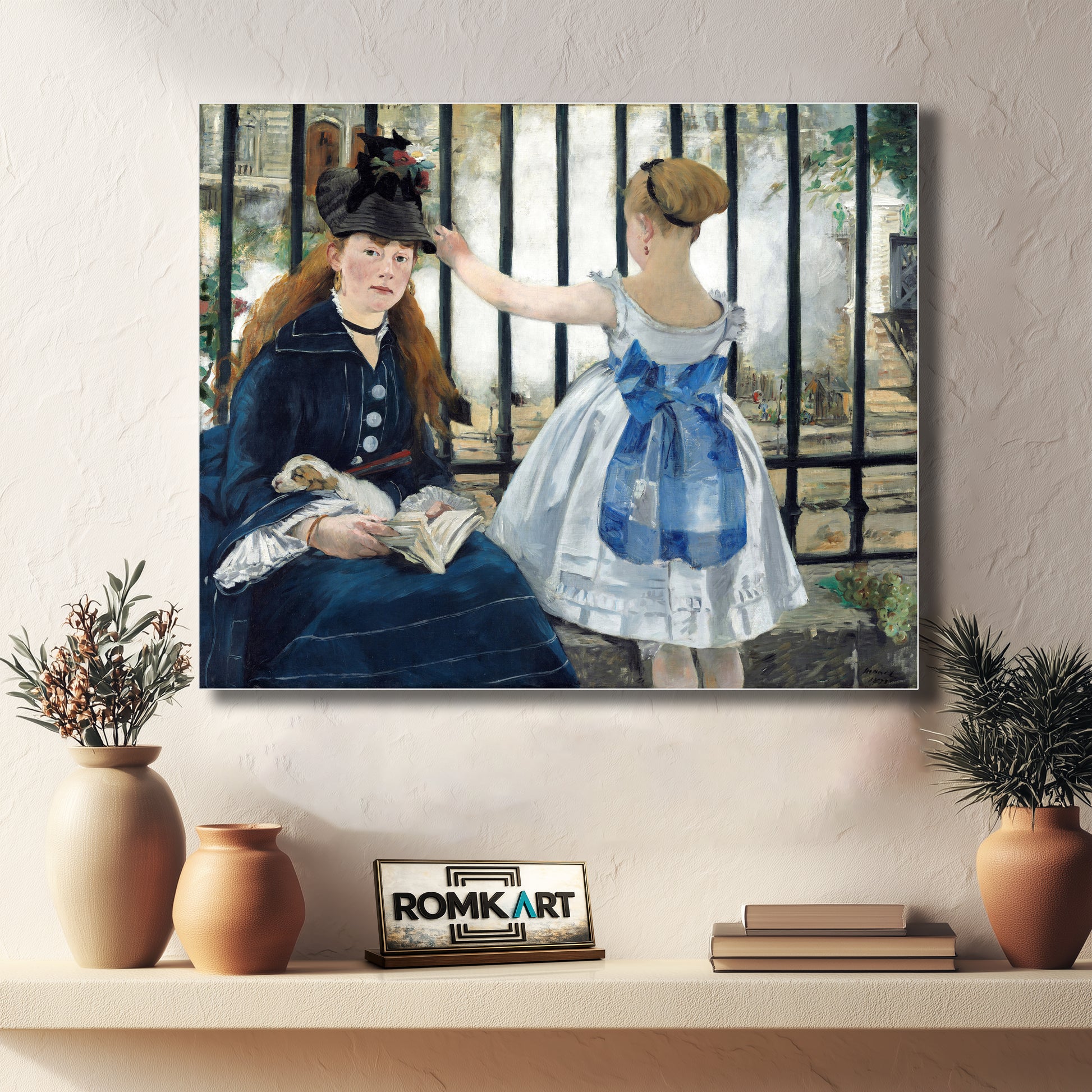 Edouard Manet Le Chemin De Fer 1873 – Reproduction