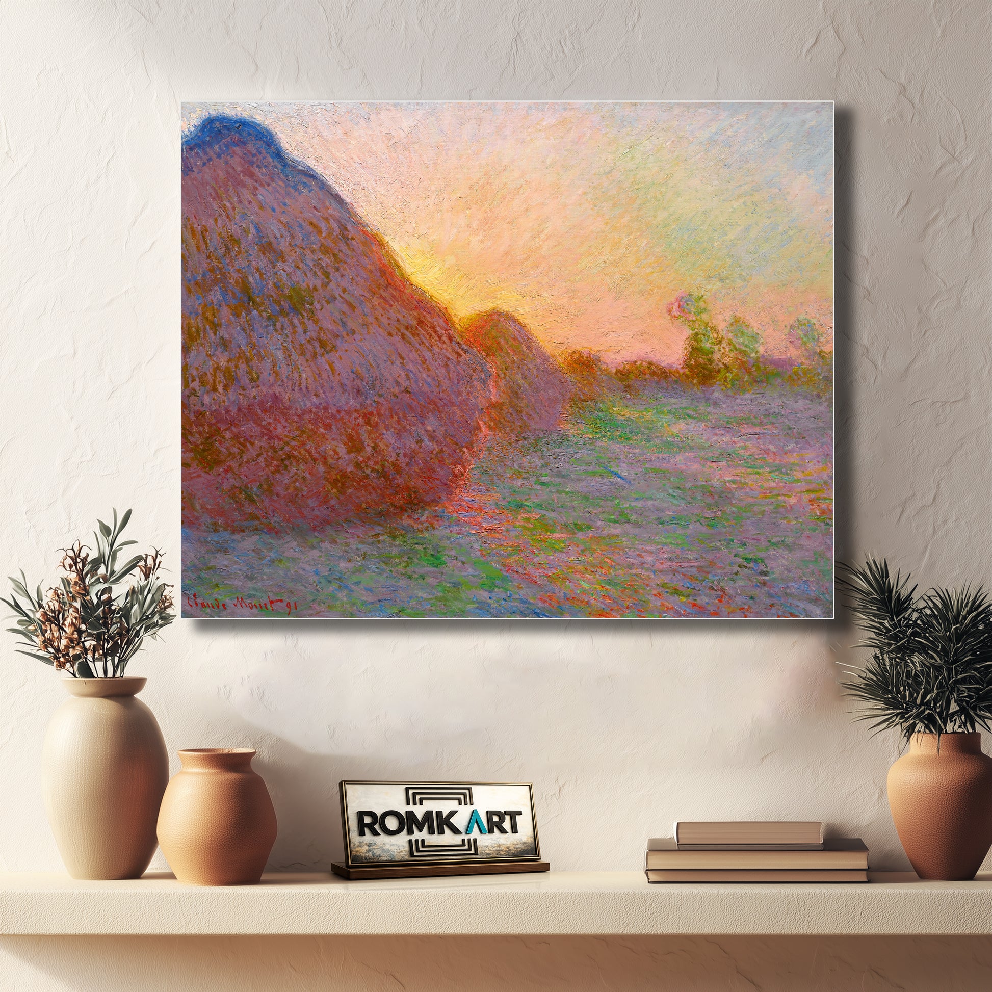 Claude Monet Meules Haystacks 1890-1891 – Reproduction