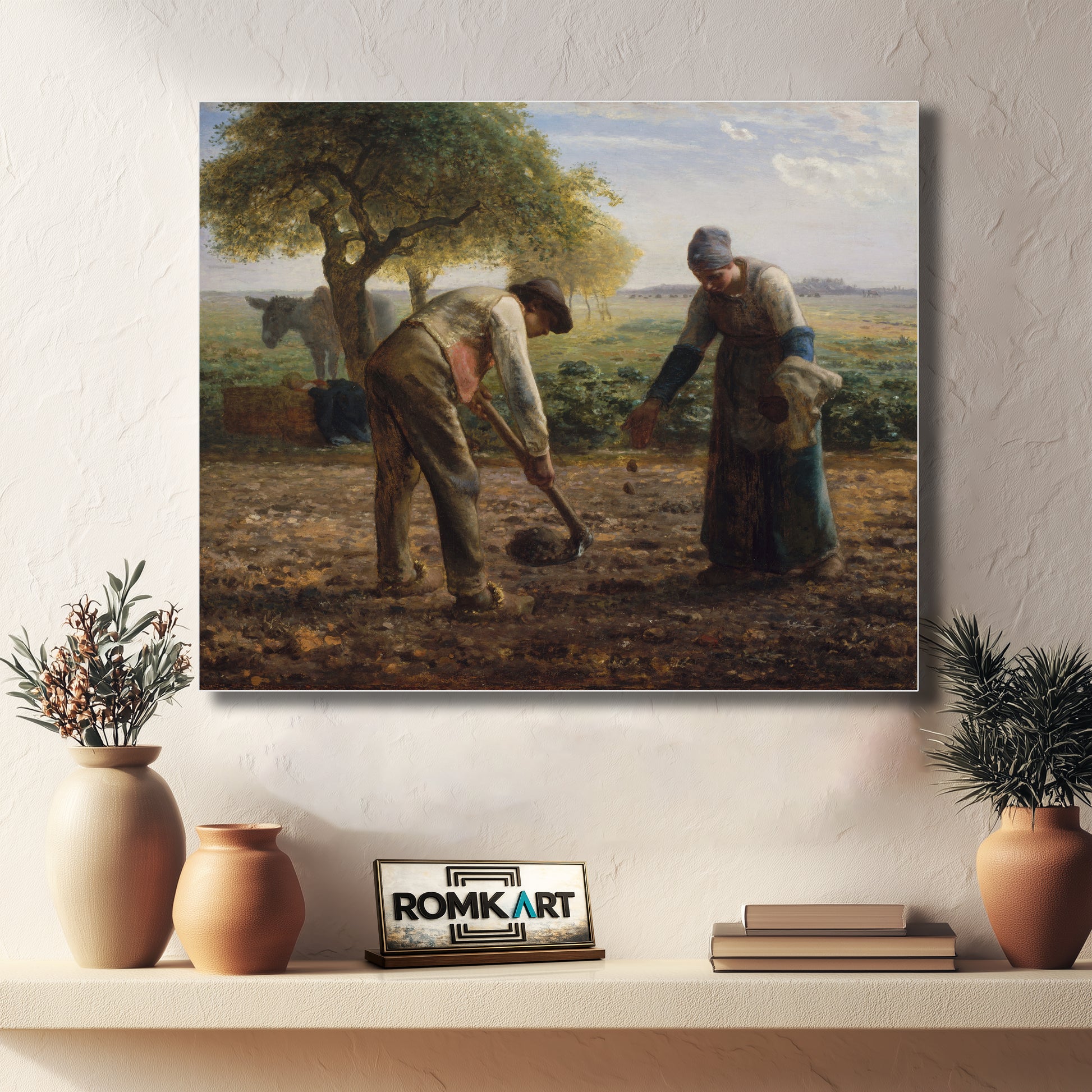 Jean-francois Millet Potato Planters 1861 – Reproduction