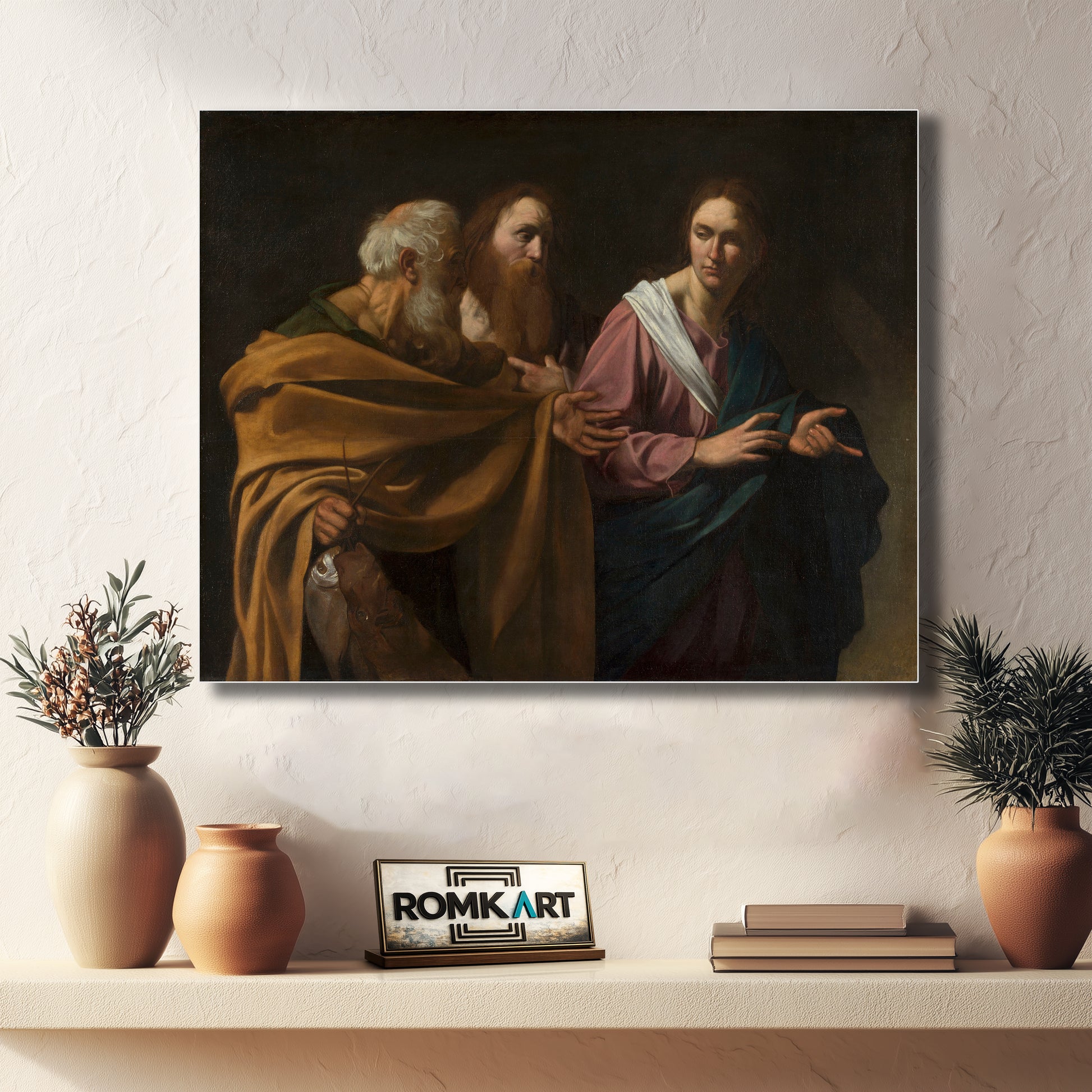 Caravaggio The Calling Of Saints Peter And Andrew – Reproduction