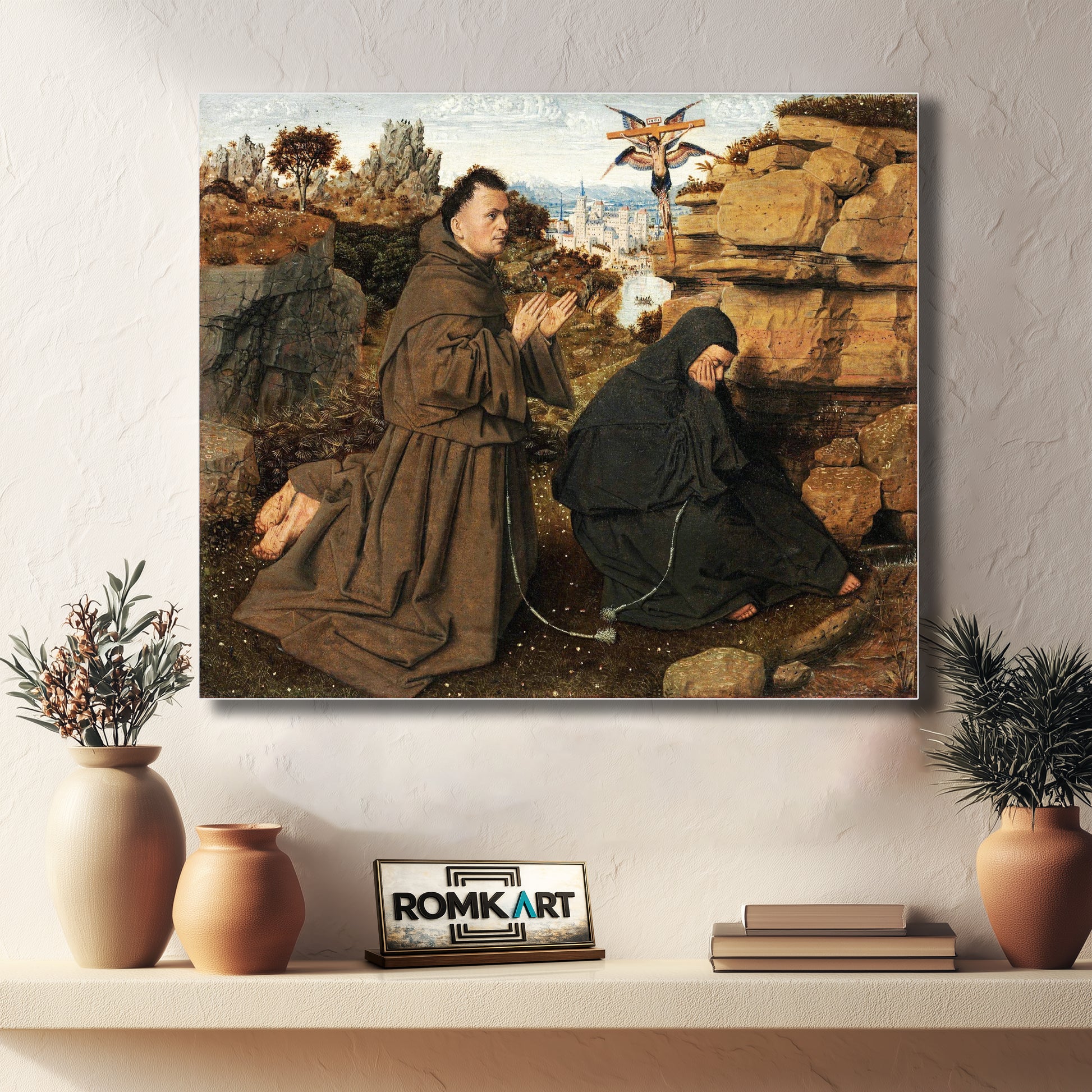 Jan Van Eyck Saint Francis Of Assisi Receiving The Stigmata 1430-1432 – Reproduction