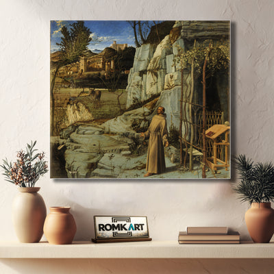 Giovanni Bellini Saint Francis In The Desert 1475-1478 – Reproduction