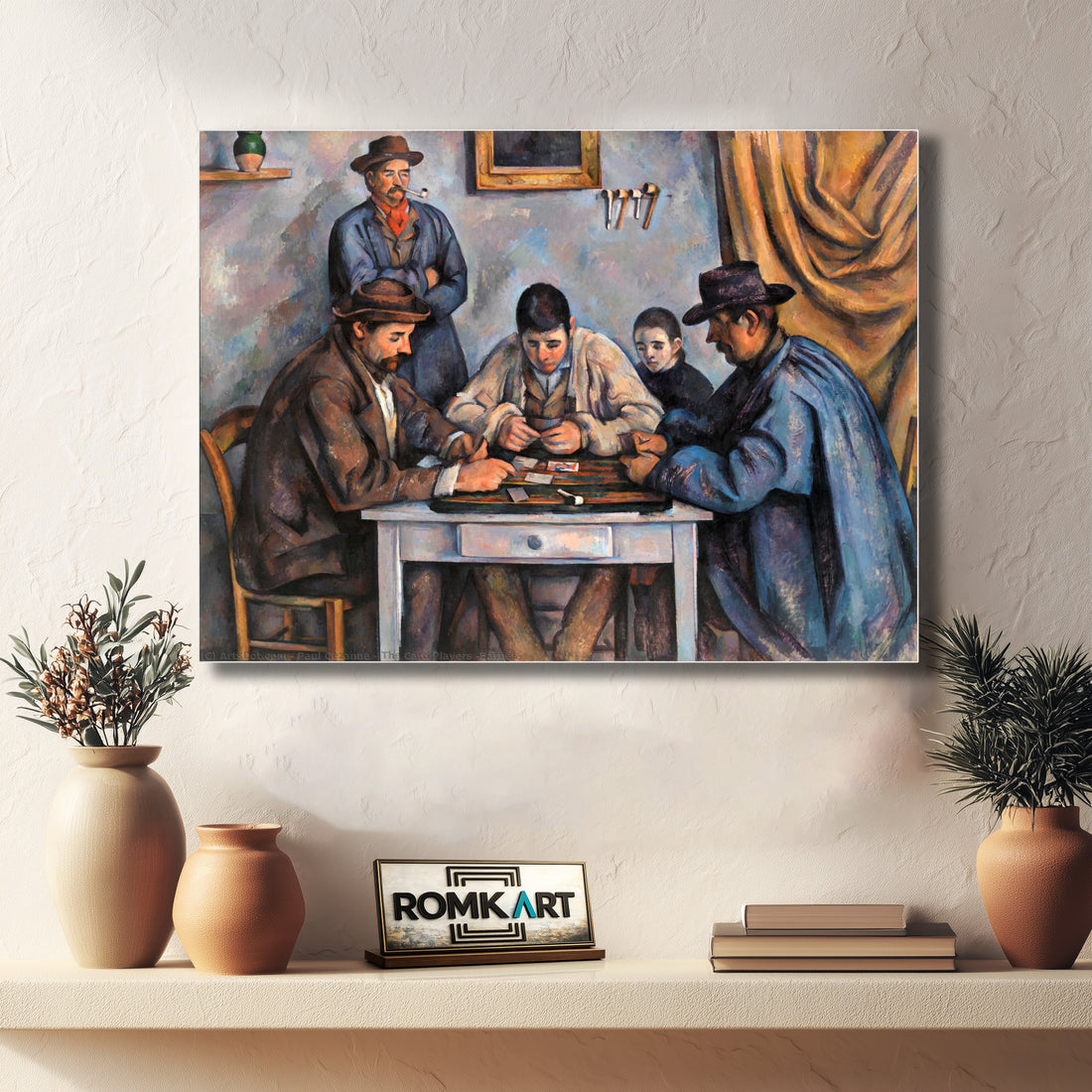 Paul Cezanne The Card Players 1890-1892 – Reproduction