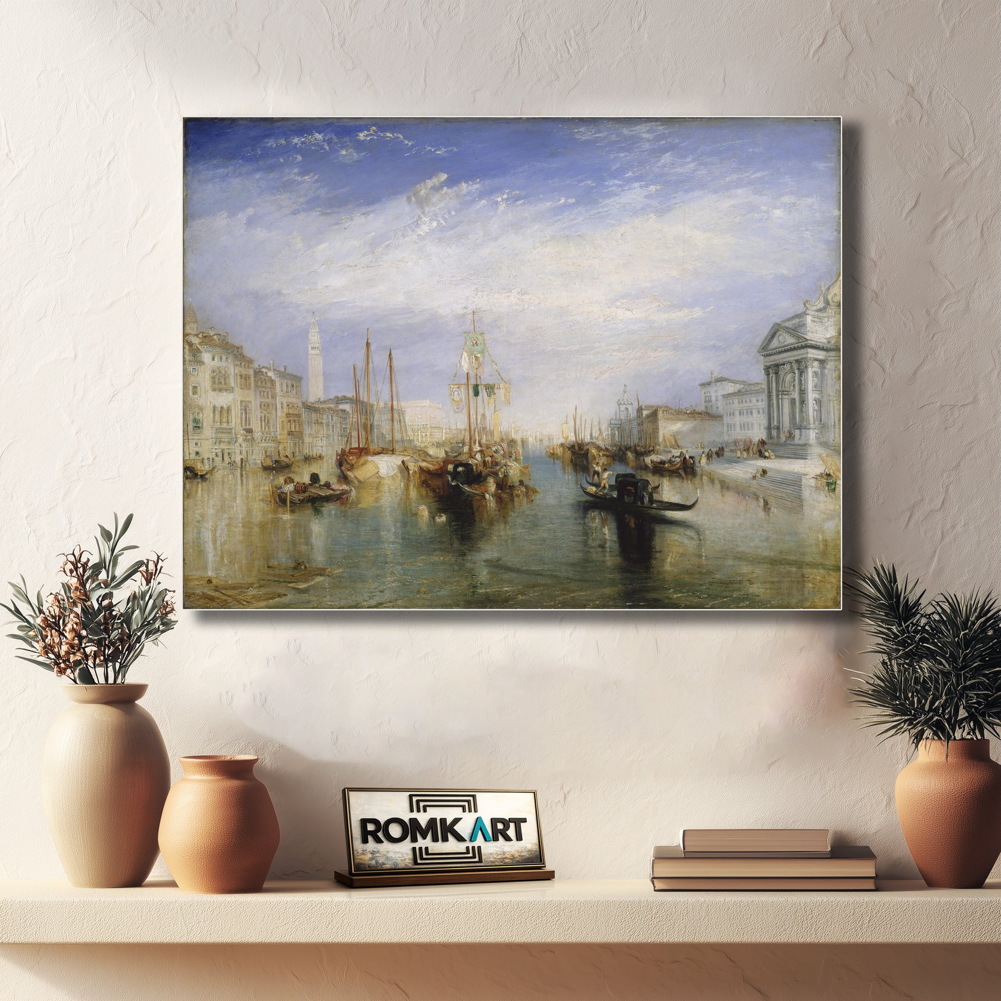 William Turner Venice The Grand Canal From The Porch Of Madonna Della Salute 1835 – Reproduction