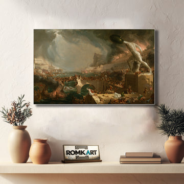 Thomas Cole The Course Of Empire Destruction 1836 – Reproduction
