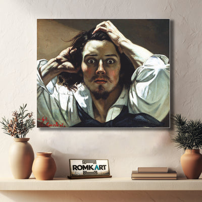 Gustave Courbet Desperation The Desperate Man 1843 – Reproduction