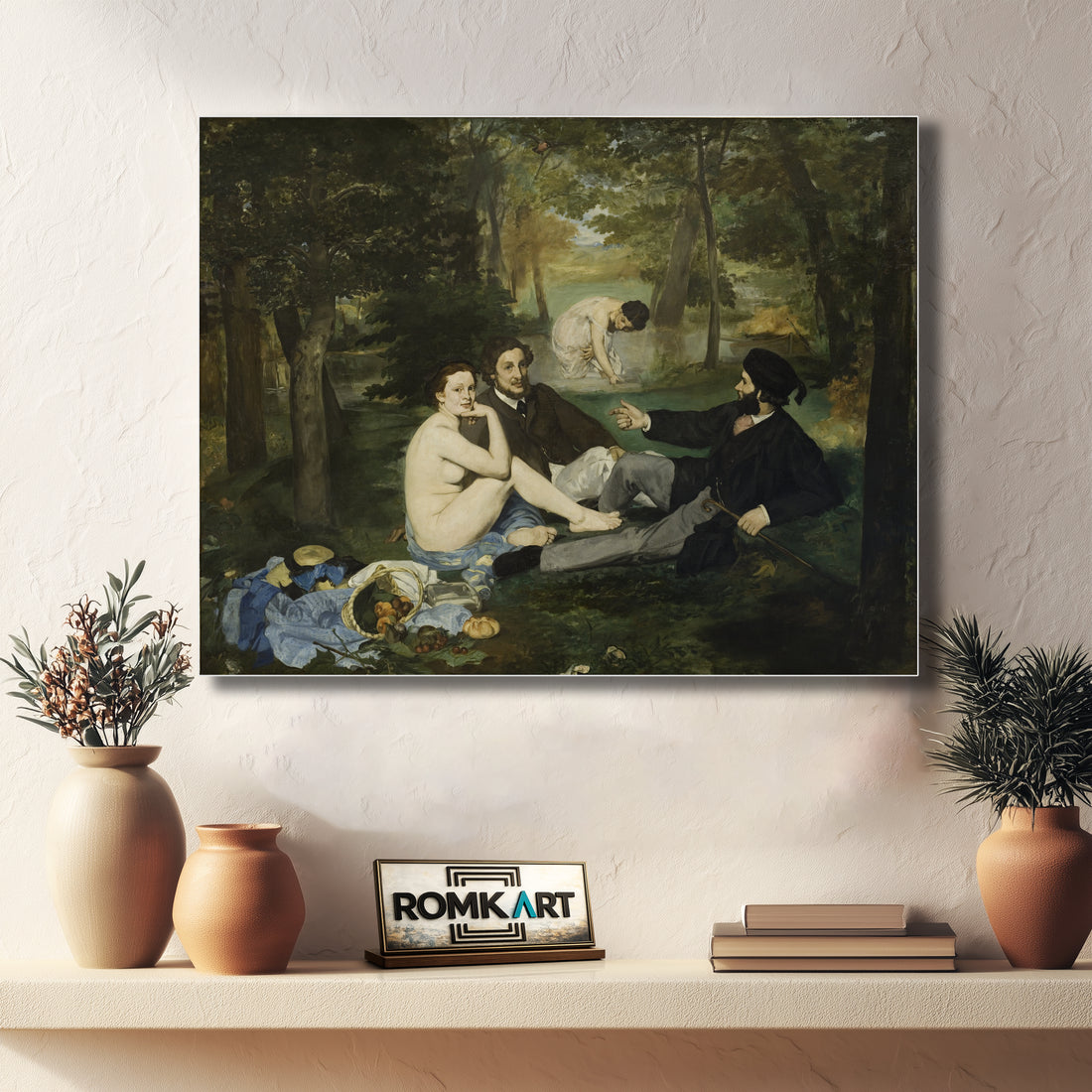 Edouard Manet Luncheon On The Grass 1863 – Reproduction