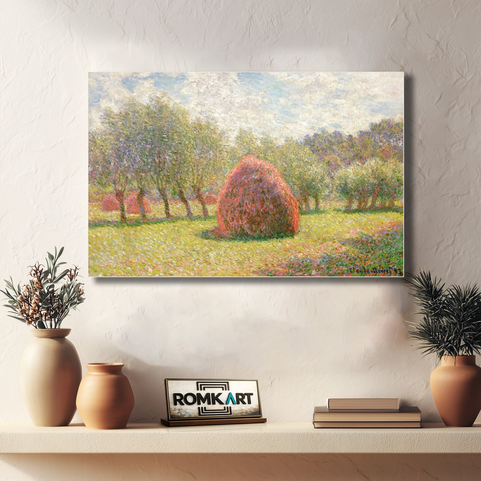 Claude Monet Meules A Giverny 1893 – Reproduction