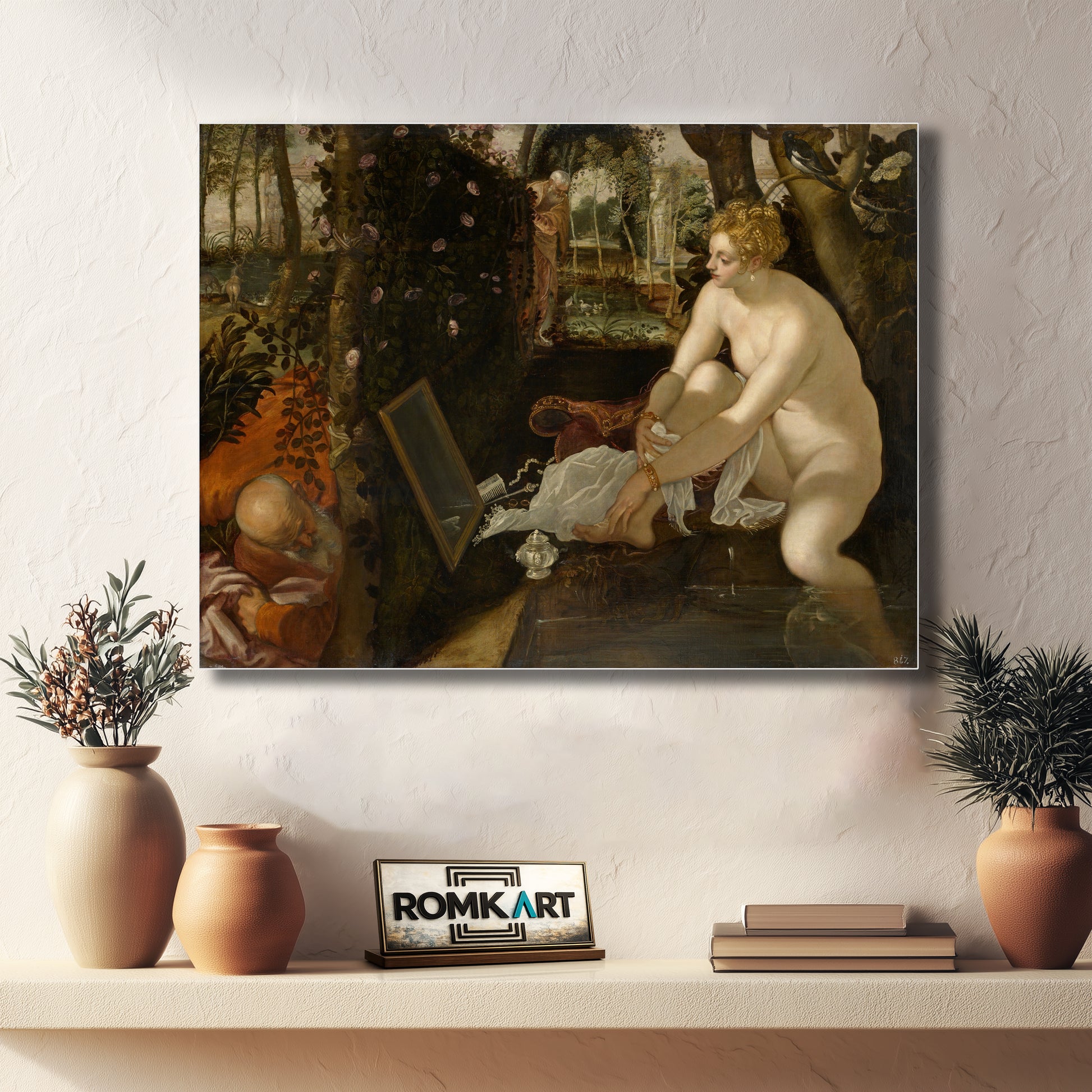 Tintoretto Susanna And The Elders 1555-1556 – Reproduction
