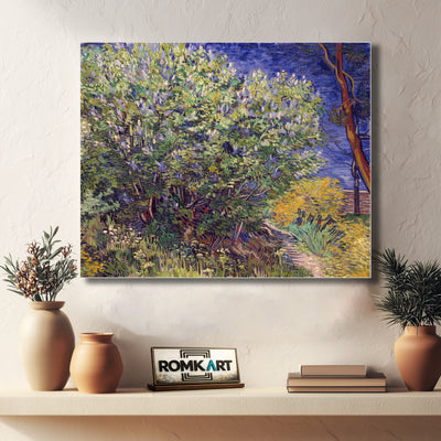 Vincent Van Gogh Lilac Bush 1889 – Reproduction
