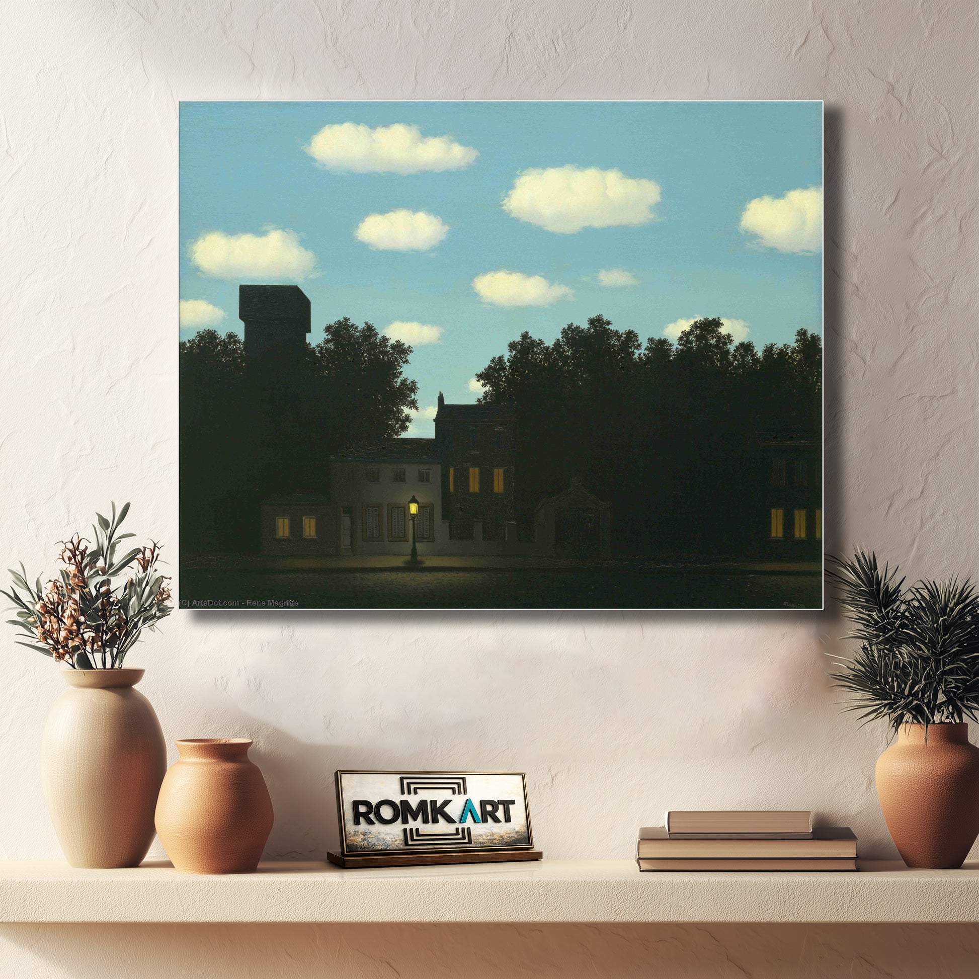 Rene Magritte The Empire of Light II (1950) – Reproduction