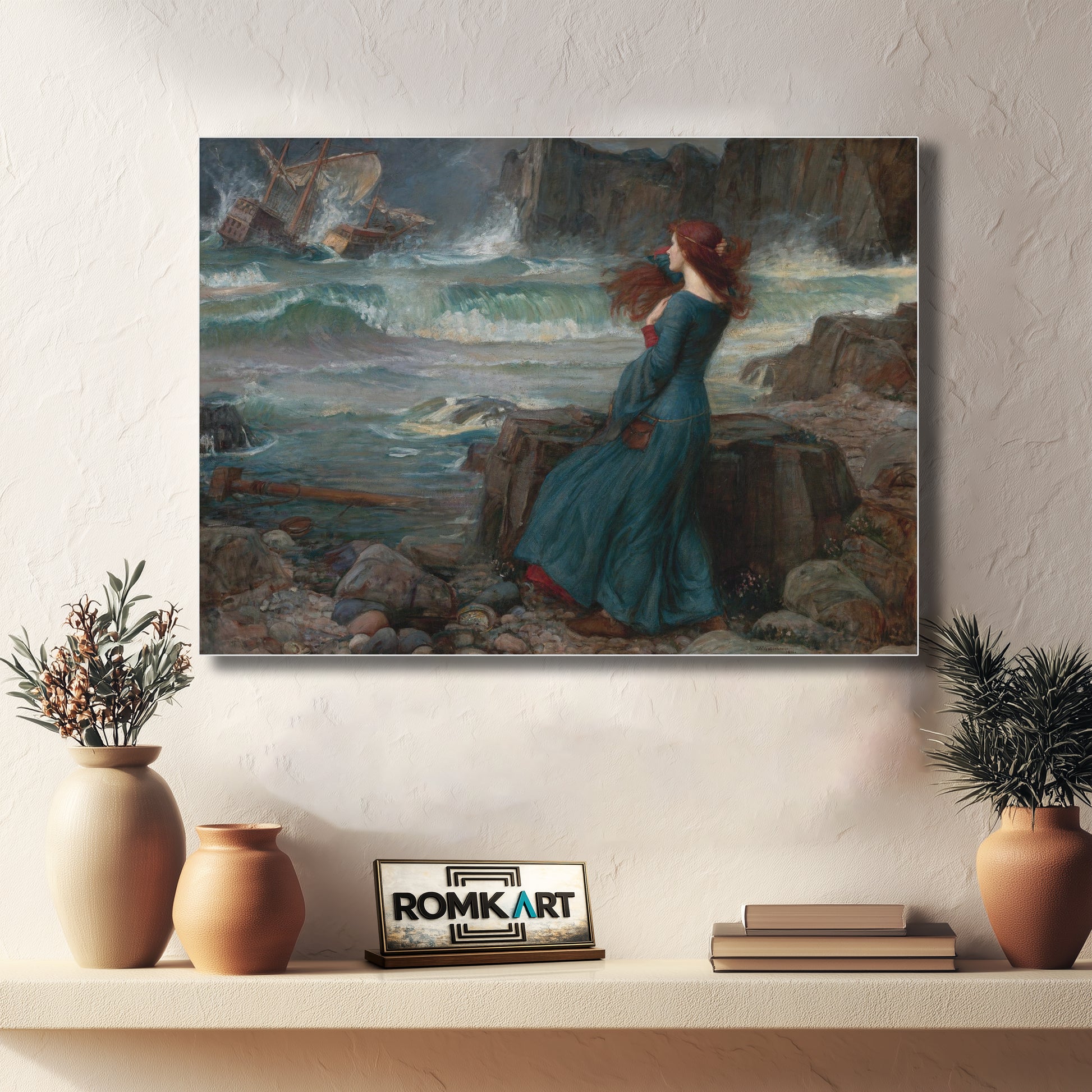 John William Waterhouse Miranda The Tempest 1916 – Reproduction