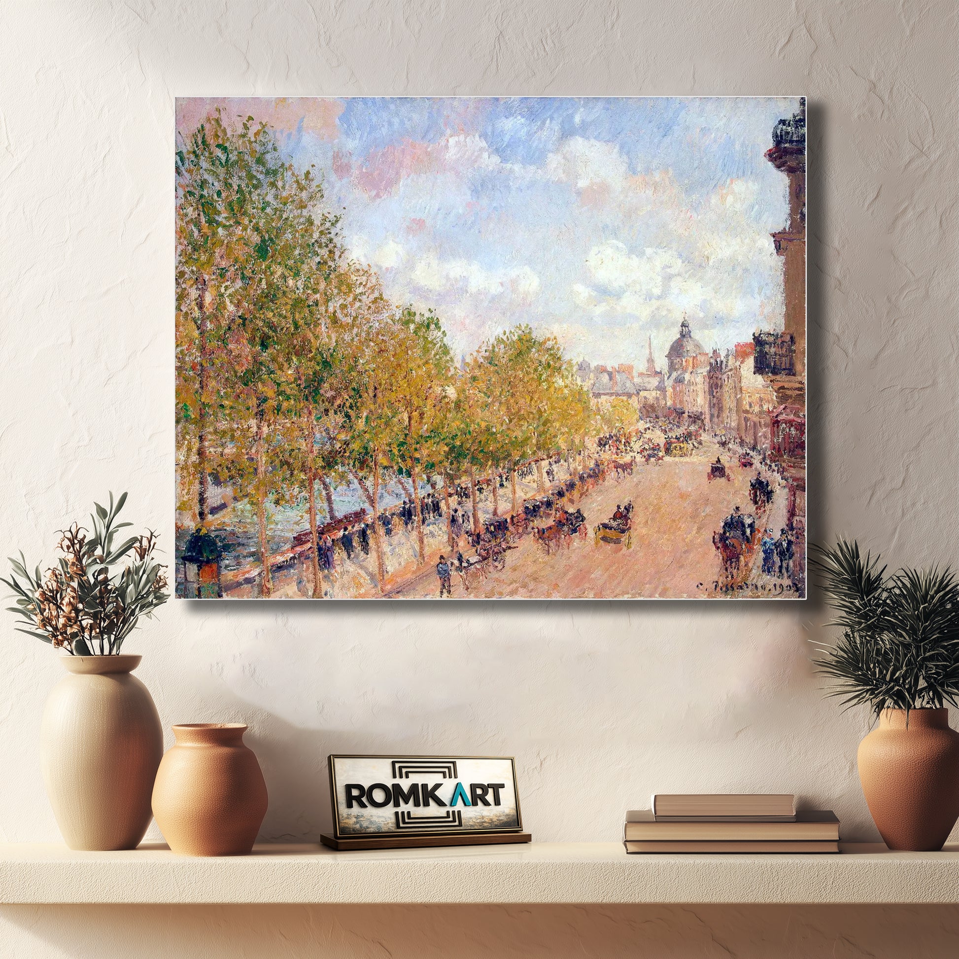 Camille Pissarro Quai Malaquais Sunny Afternoon 1903 – Reproduction