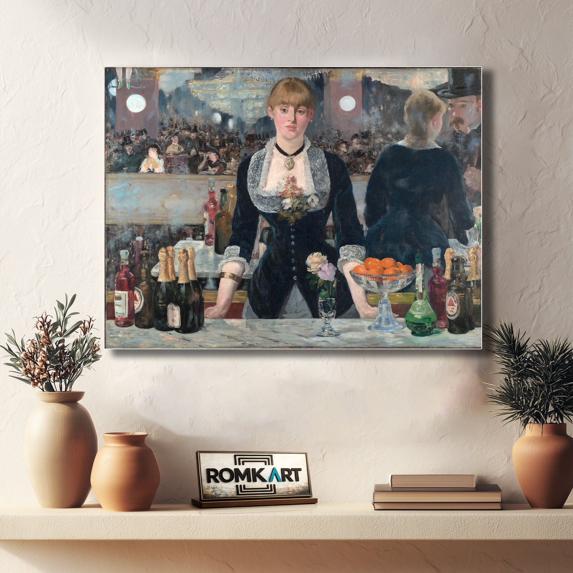 Edouard Manet A Bar At The Folies-bergere 1882 – Reproduction