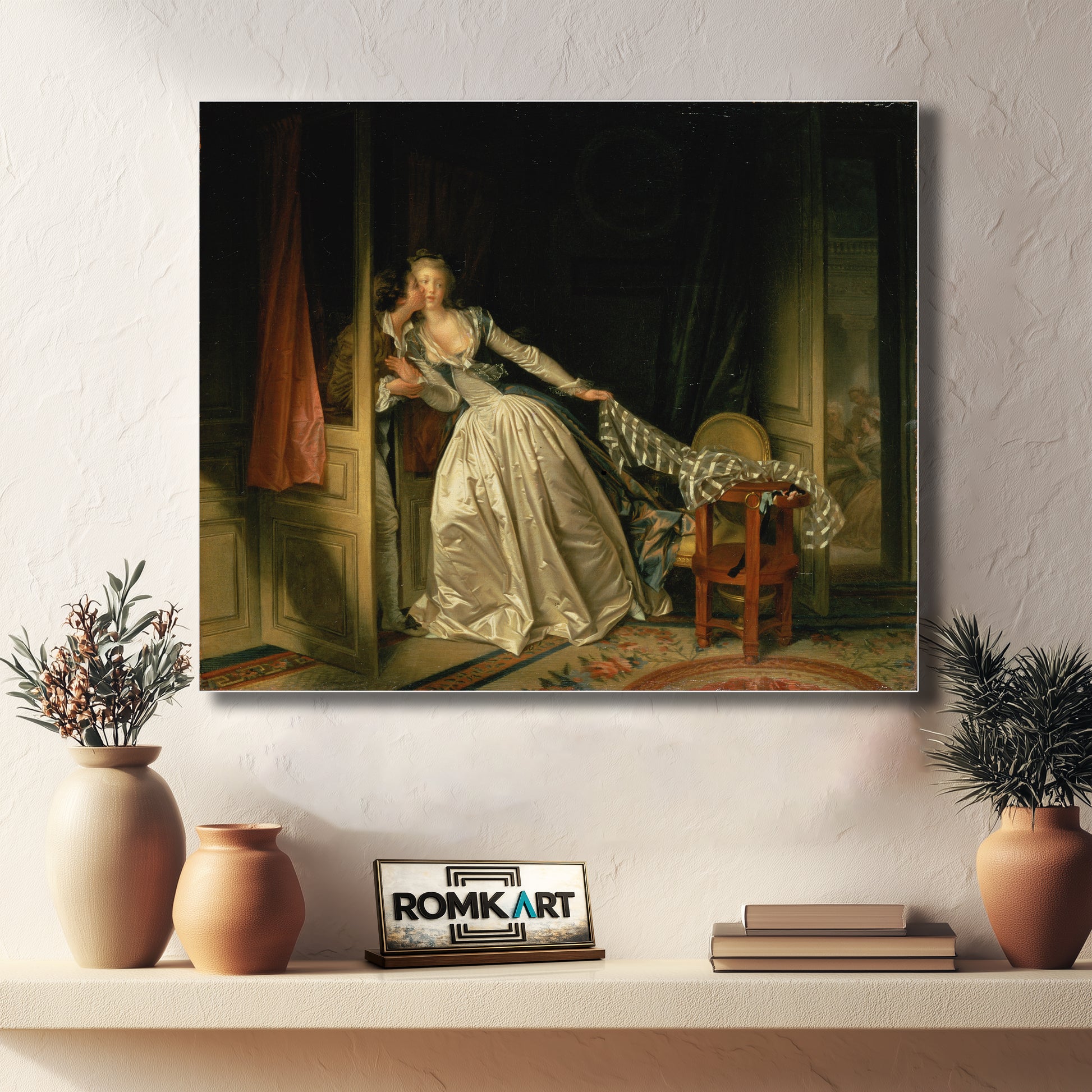 Jean-honor Fragonard The Stolen Kiss 1780 – Reproduction