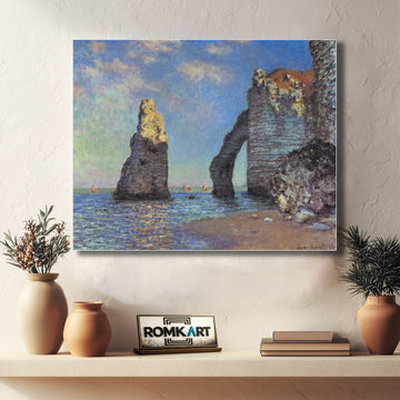 Claude Monet The Cliffs At Etretat C 1885 – Reproduction