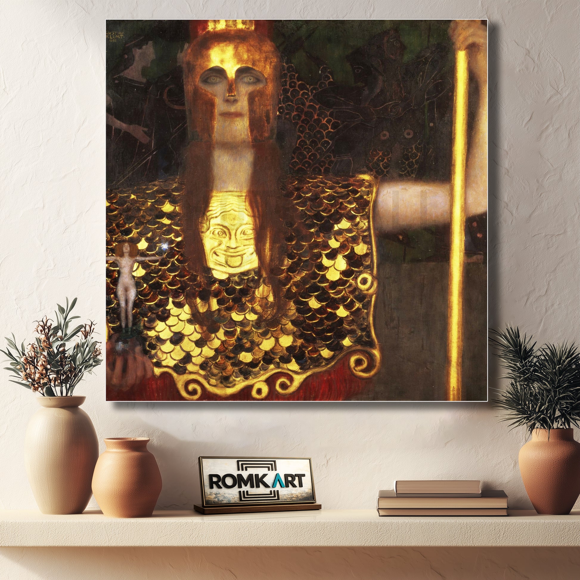 Gustav Klimt Pallas Athena 1898 – Reproduction