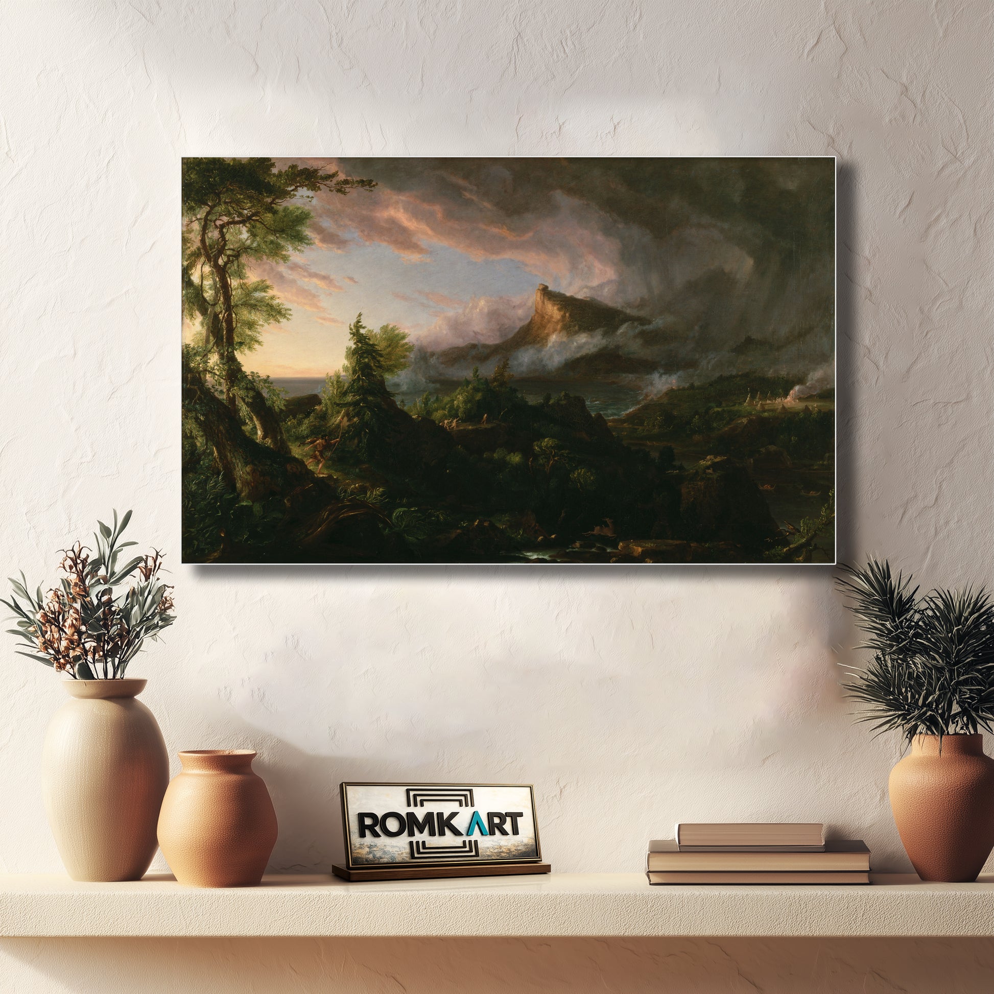 Thomas Cole The Course Of Empire The Savage State 1836 – Reproduction