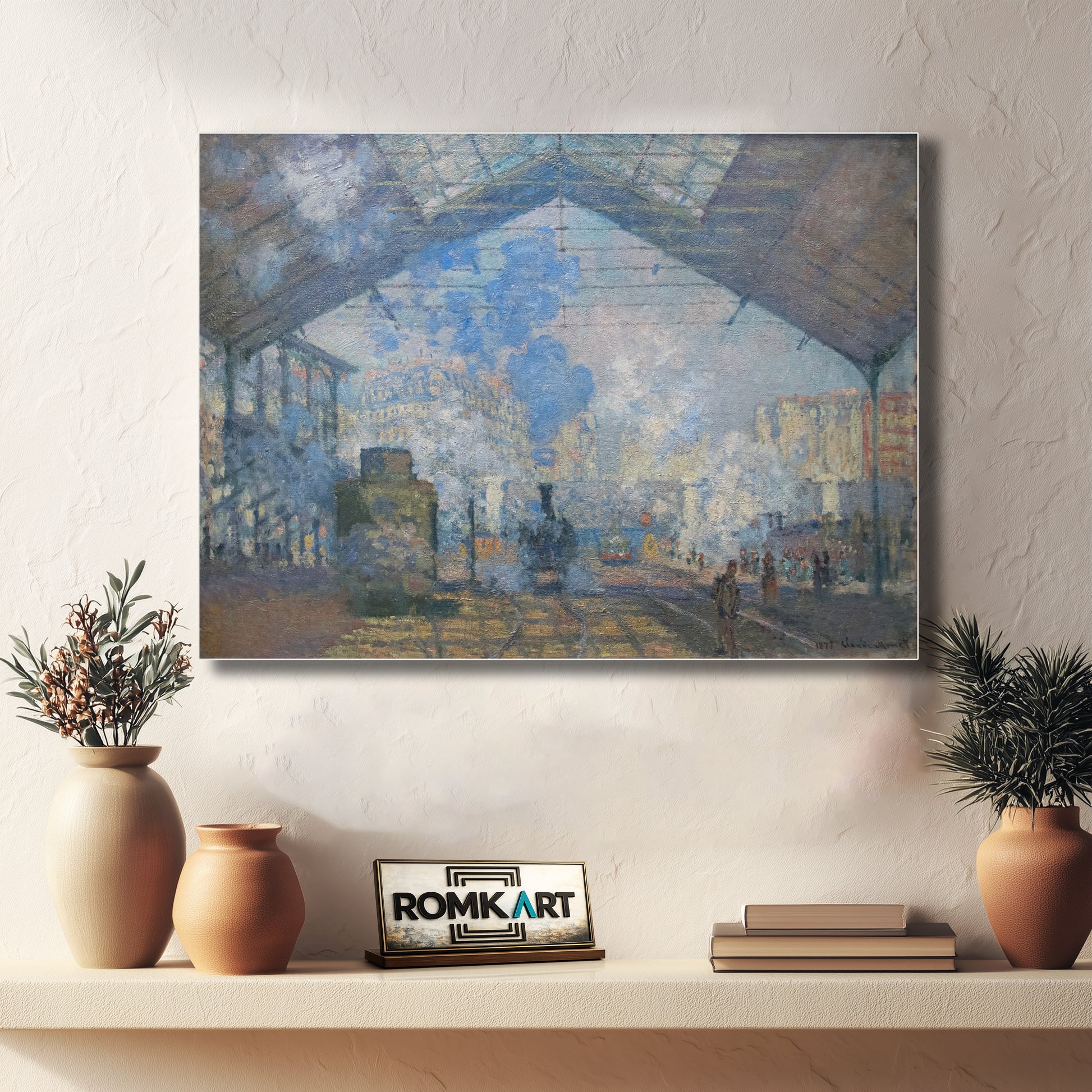 Claude Monet La Gare Saint-lazare 1877 – Reproduction