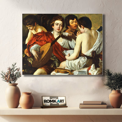 Caravaggio The Musicians 1595 – Reproduction
