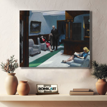 Edward Hopper Hotel Lobby 1943 – Reproduction