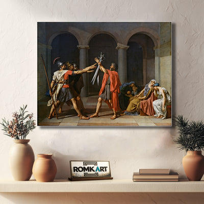 Jacques-louis David Oath Of The Horatii 1786 – Reproduction