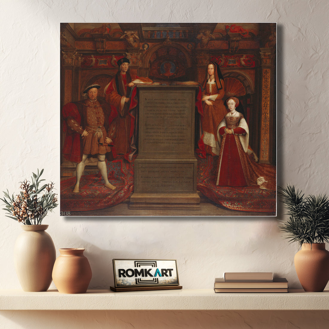 Hans Holbein the Younger. Whitehall Mural. 1667 – Reproduction