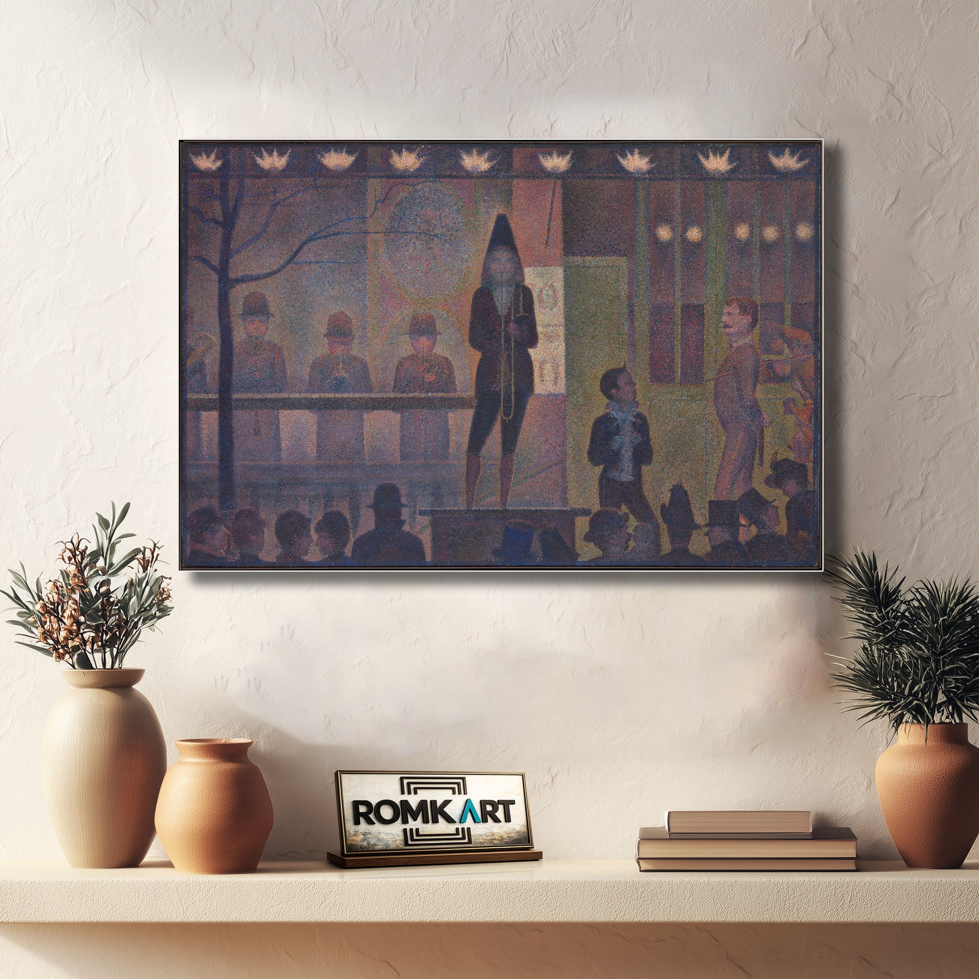 Georges Seurat Circus Sideshow 1887-1888 – Reproduction