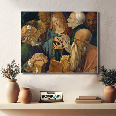 Albrecht Durer Christ Among The Doctors 1506 – Reproduction