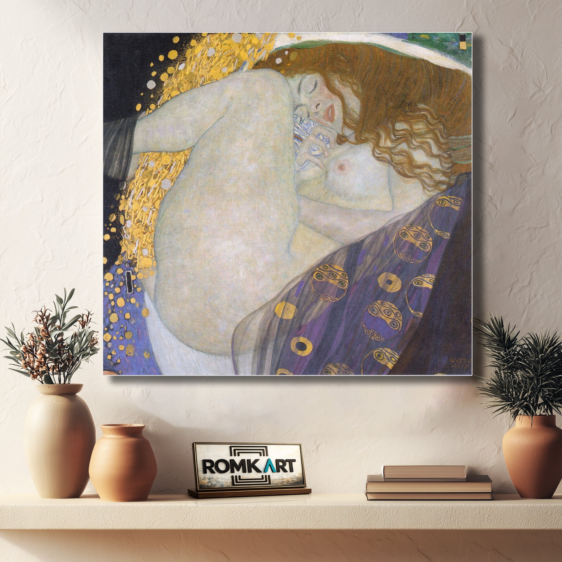 Gustav Klimt Danae – Reproduction