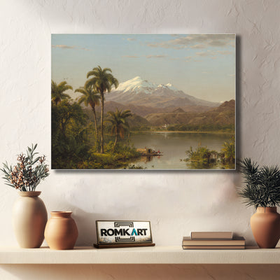 Frederic Edwin Church Tamaca Palms 1854 – Reproduction