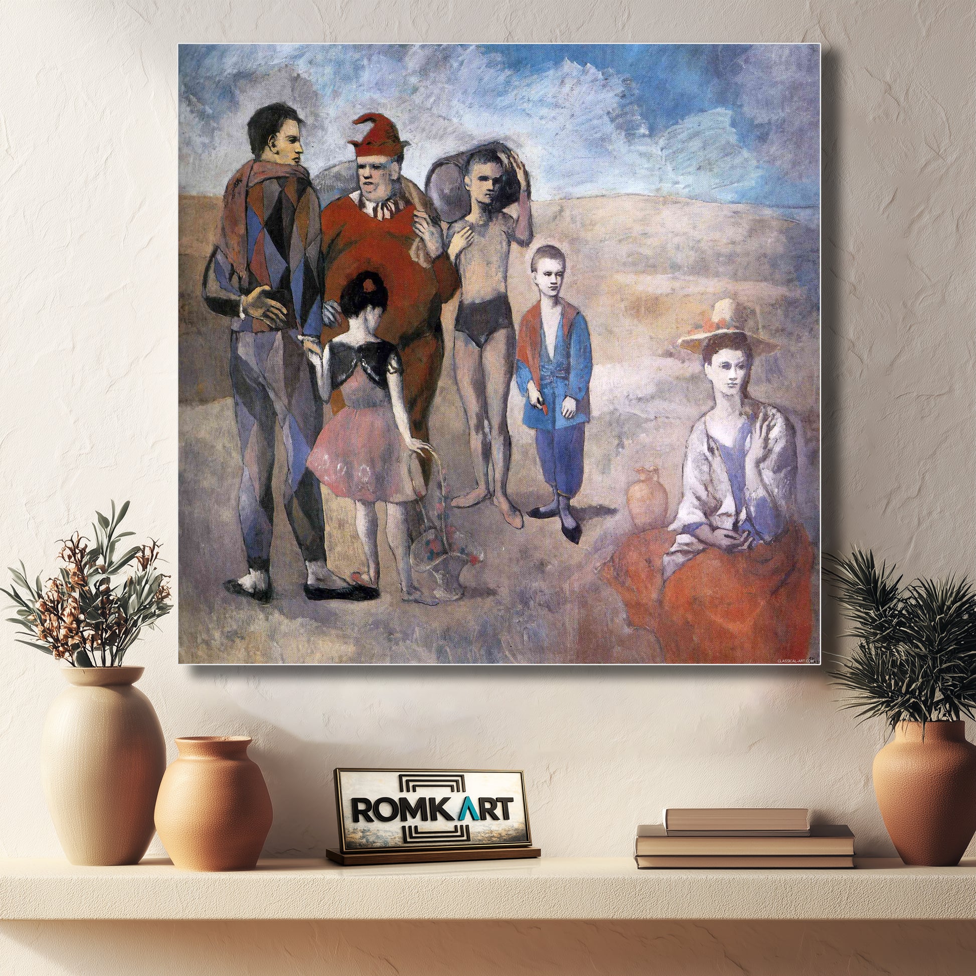 Pablo Picasso Family Of Saltimbanques 1905 – Reproduction