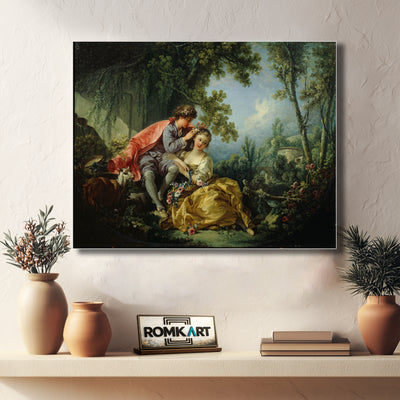 Francois Boucher The Four Seasons Spring 1755 – Reproduction