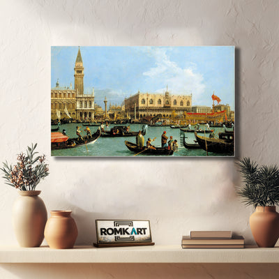 Canaletto The Bacino Di San Marco On Ascension Day 1733-1734 – Reproduction