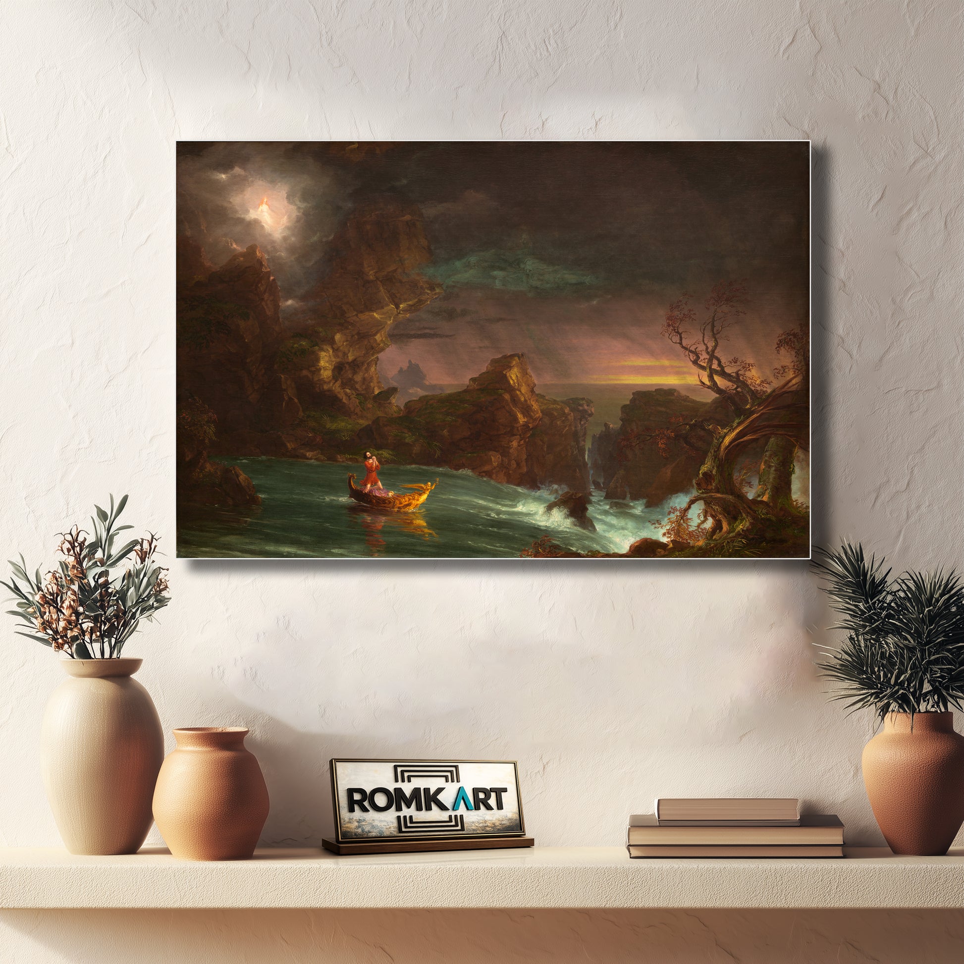 Thomas Cole The Voyage Of Life Manhood 1842 – Reproduction
