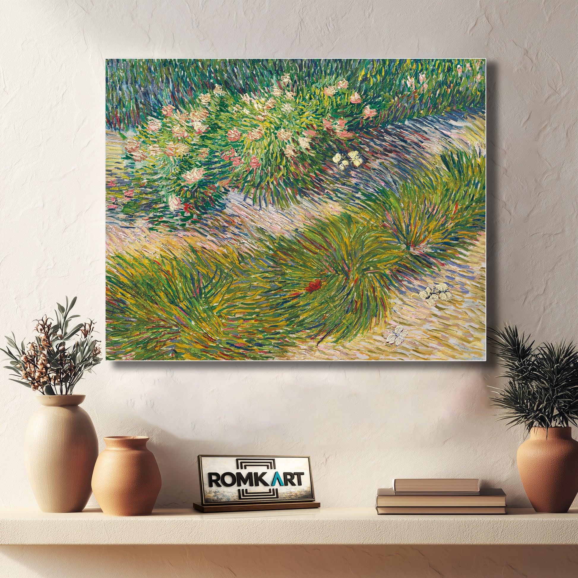 Vincent Van Gogh Coin De Jardin Avec Papillons 1887 – Reproduction