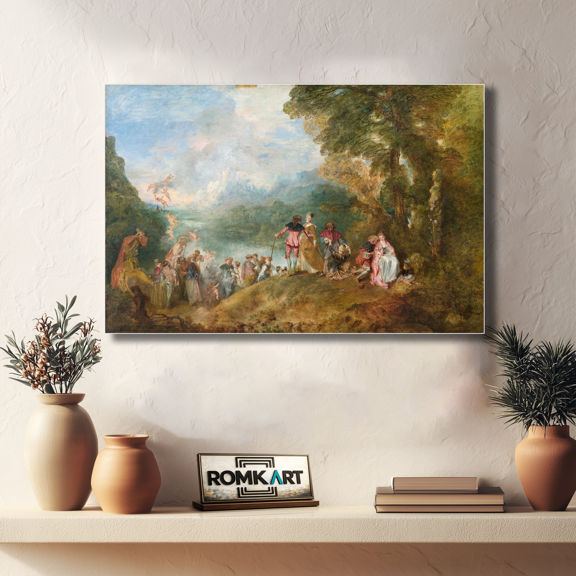 Jean-antoine Watteau The Embarkation For Cythera – Reproduction