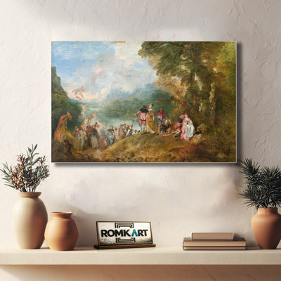 Jean-antoine Watteau The Embarkation For Cythera – Reproduction