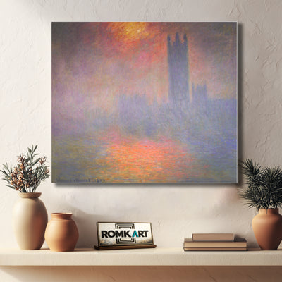 Claude Monet London Houses Of Parliament 1904 – Reproduction