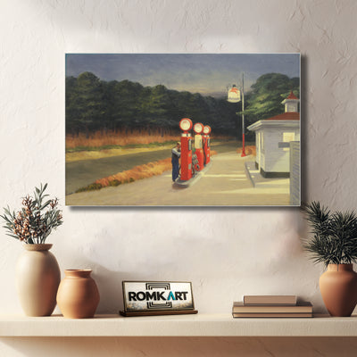 Edward Hopper Gas 1940 – Reproduction