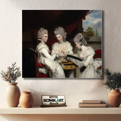 Sir Joshua Reynolds The Ladies Waldegrave 1780 – Reproduction
