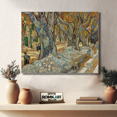 Vincent Van Gogh The Road Menders 1889 – Reproduction