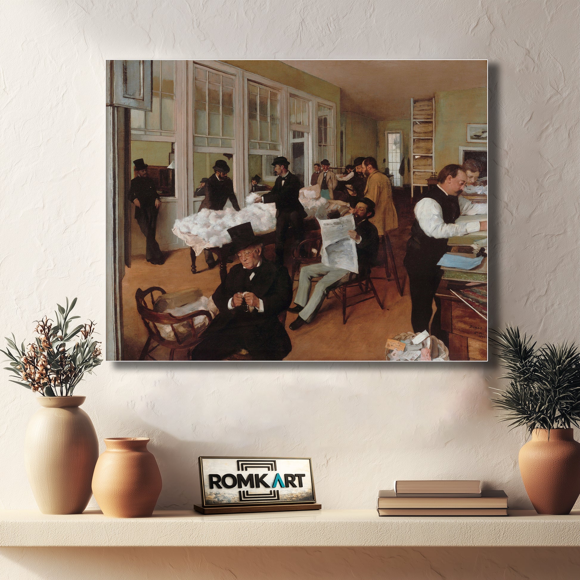 Edgar Degas A Cotton Office In New Orleans 1873 – Reproduction