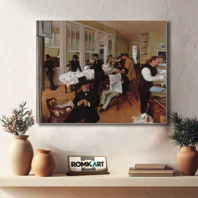 Edgar Degas A Cotton Office In New Orleans 1873 – Reproduction