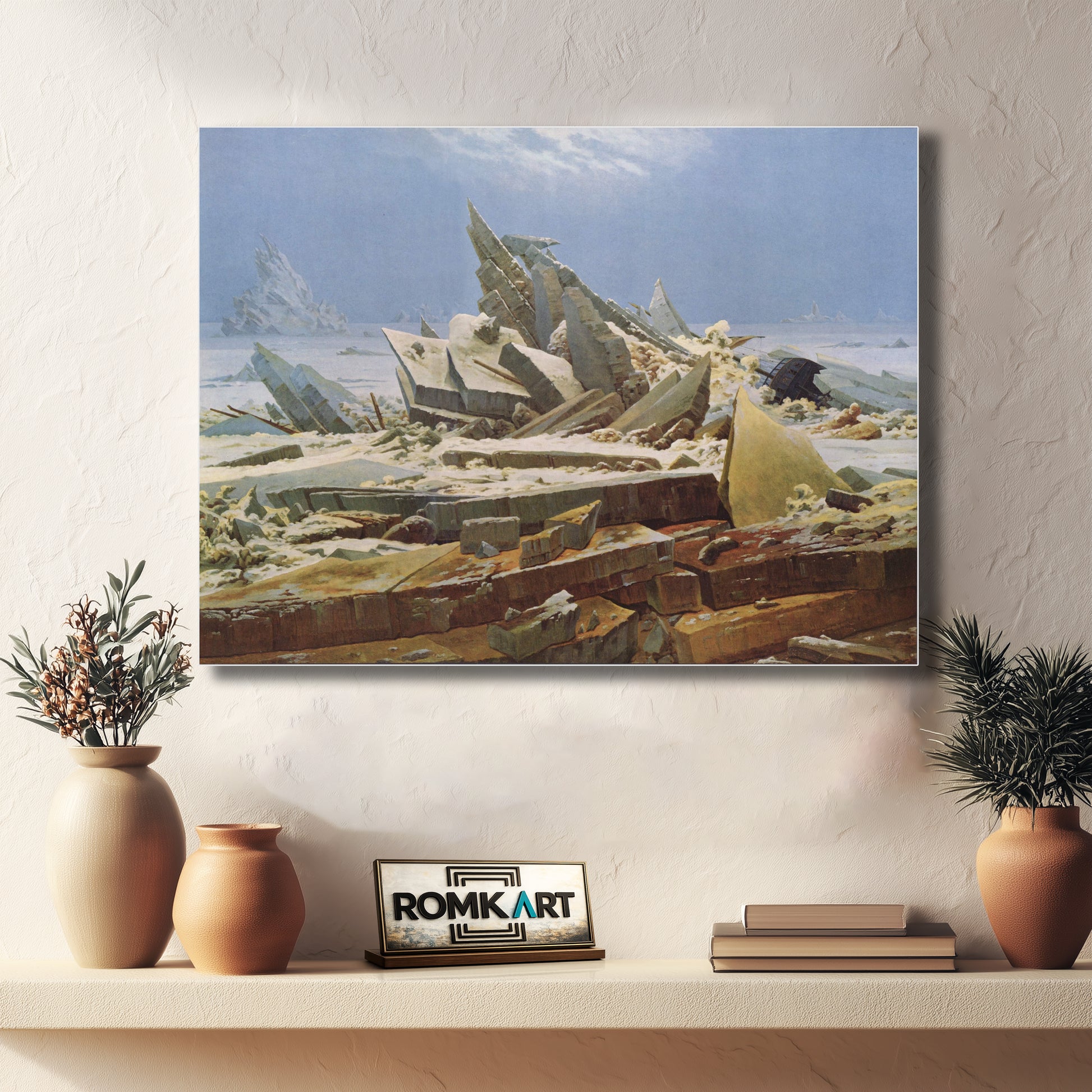 Caspar David Friedrich The Sea Of Ice 1823-1824 – Reproduction