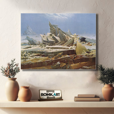 Caspar David Friedrich The Sea Of Ice 1823-1824 – Reproduction