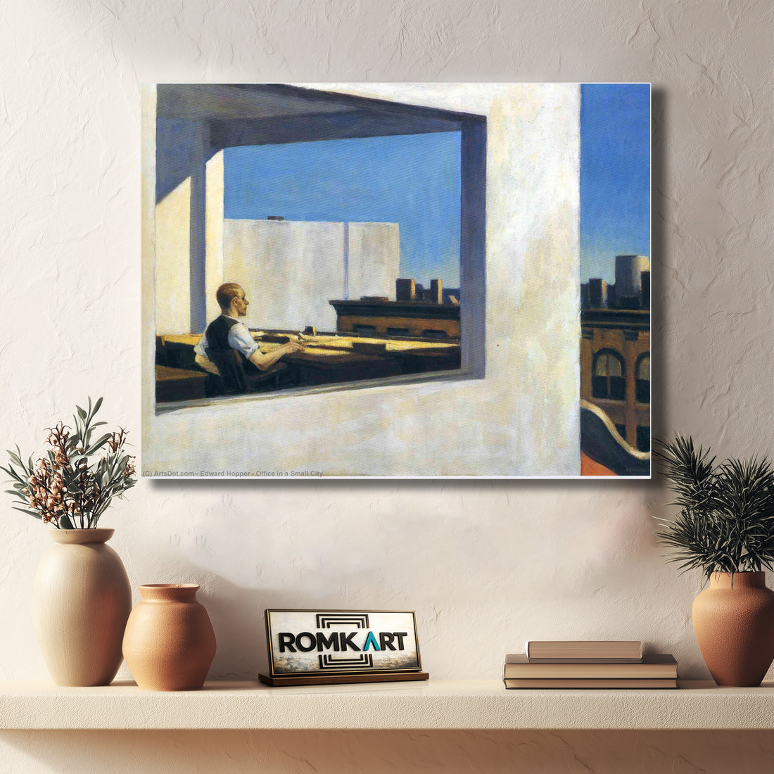 Edward Hopper Office In A Small City – Reproduction